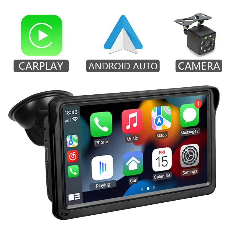 Hippcron 7 Zoll CarPlay Multimedia-Player