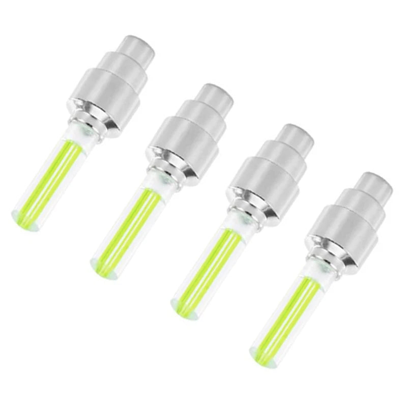 LED Ventilkappen Set für Auto und Fahrrad