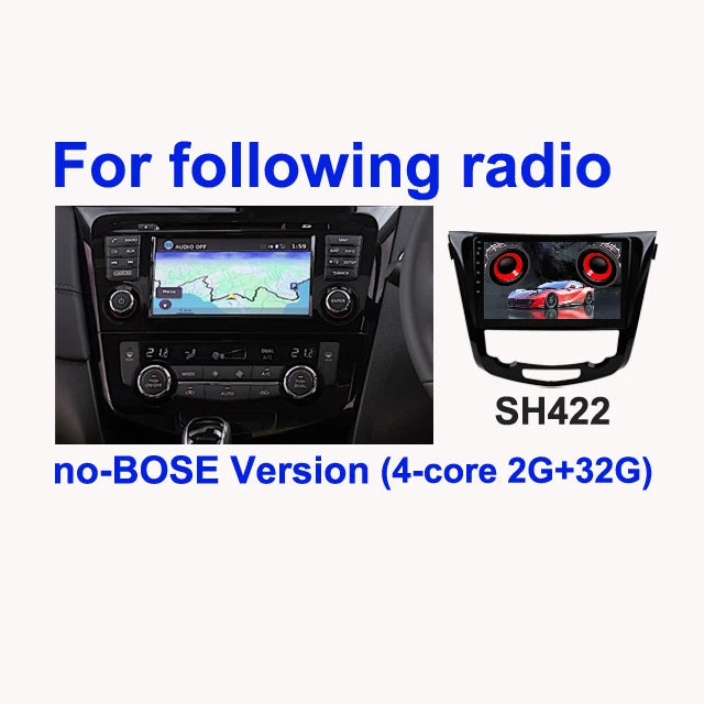SINOSMART Android GPS für Nissan Qashqai J11