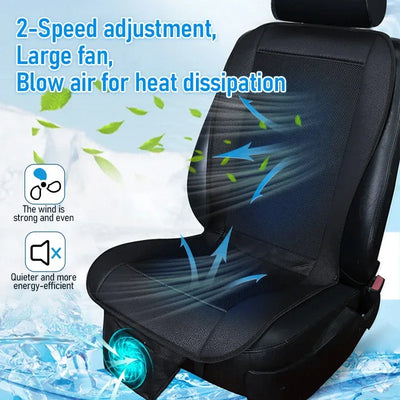 3D Spacer Auto-Sitzkissen mit Ventilator – SwissGlanzGarage Autopflege Schweiz