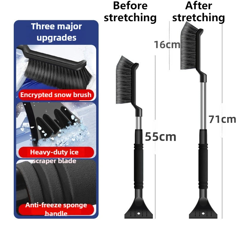 2 in 1 Auto-Schneebürste und Eiskratzer