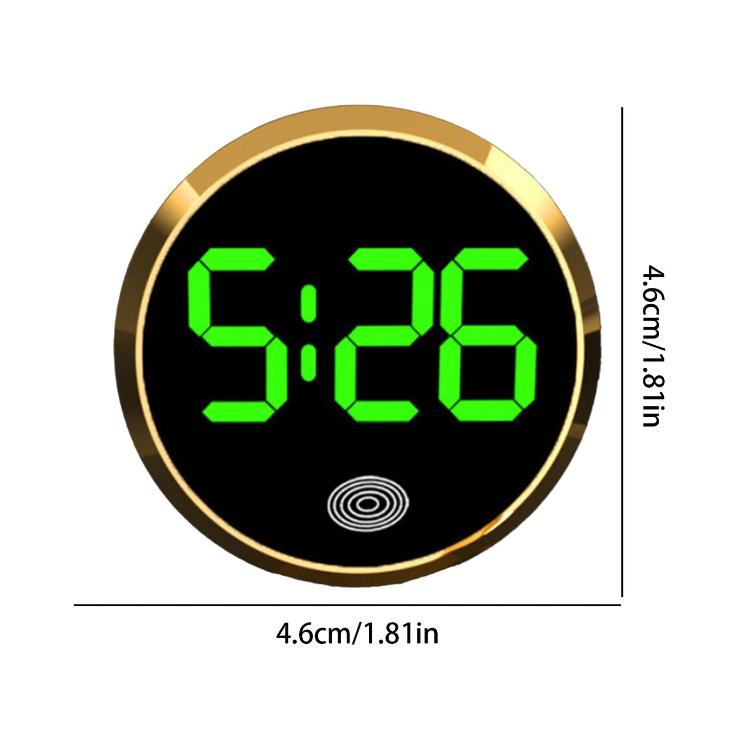 Touch-Control Auto LED Uhr