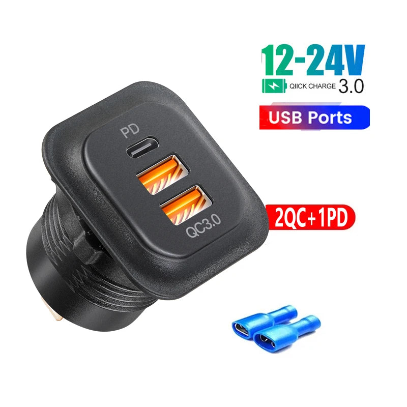 Auto Ladegerät Socket PD3.0 & QC3.0