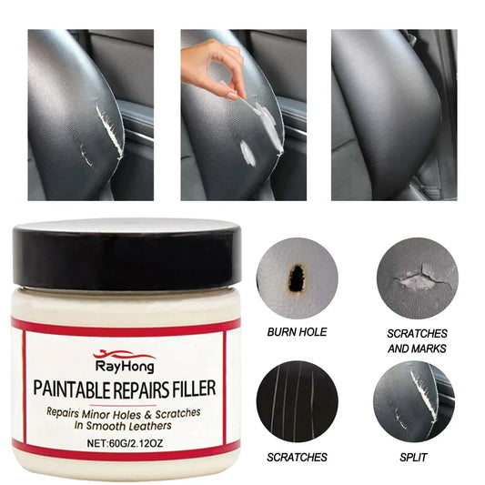 Leder-Restaurierungspaste 60ml – SwissGlanzGarage Autopflege Schweiz