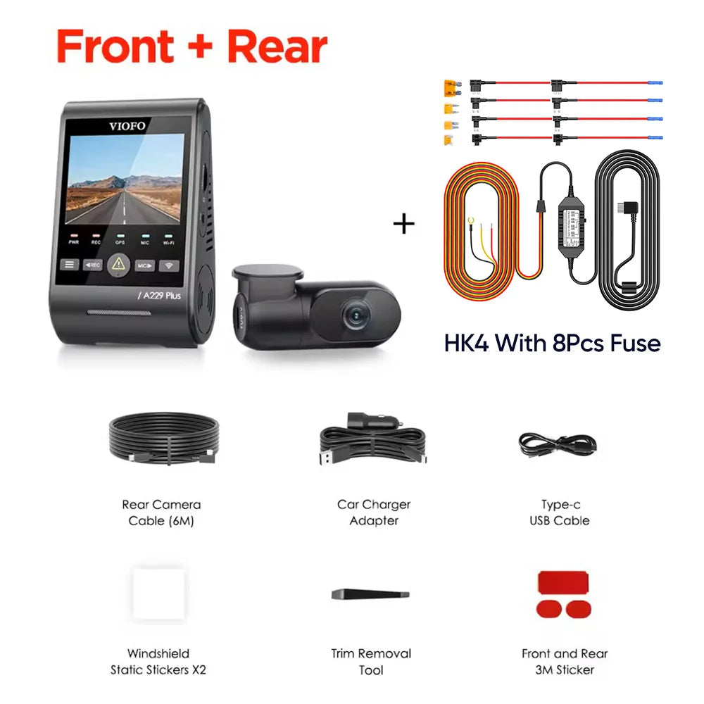 VIOFO A229 Plus Dashcam 2K HDR mit GPS