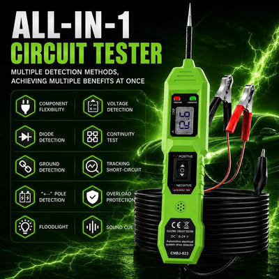 Smart Auto Circuit Tester 823 mit LED-Spannungsanzeige – SwissGlanzGarage Autopflege Schweiz