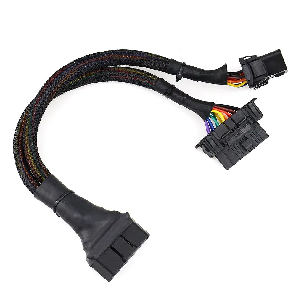 OBD2 Stecker auf Dual-Female Elbow Verlängerungskabel – SwissGlanzGarage Autopflege Schweiz