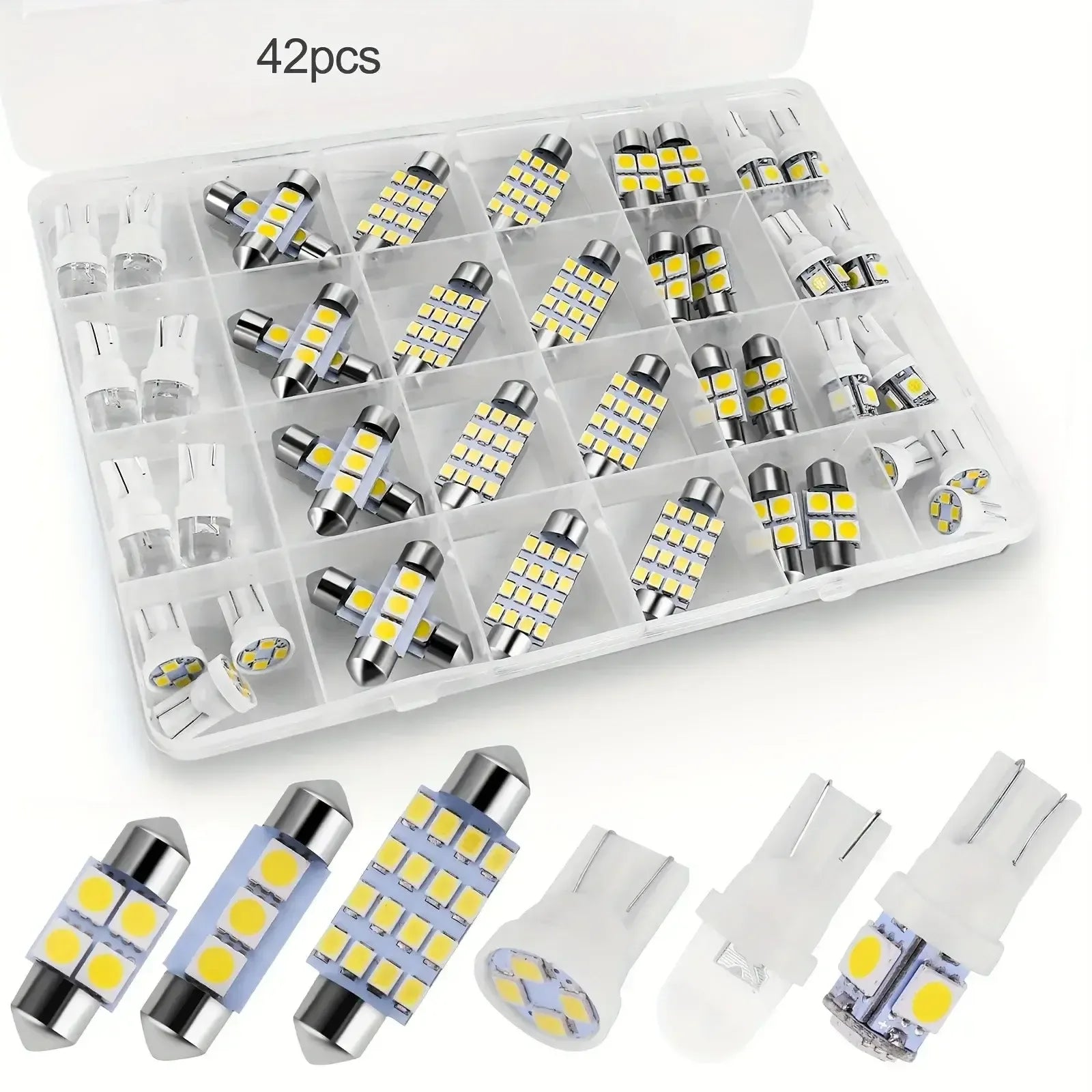T10 5050 LED Innenraumbeleuchtung Set – SwissGlanzGarage Autopflege Schweiz
