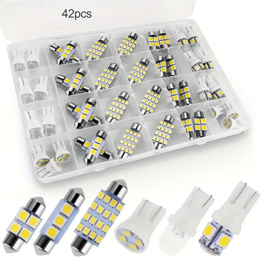 T10 5050 LED Innenraumbeleuchtung Set – SwissGlanzGarage Autopflege Schweiz