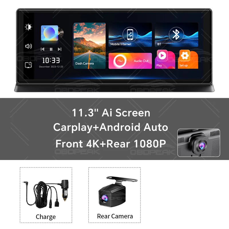 K2 Pro 11.3" Dash Cam 4K Kamera