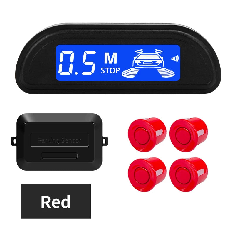 Parksensor Set mit LED Monitor 4 Sensoren