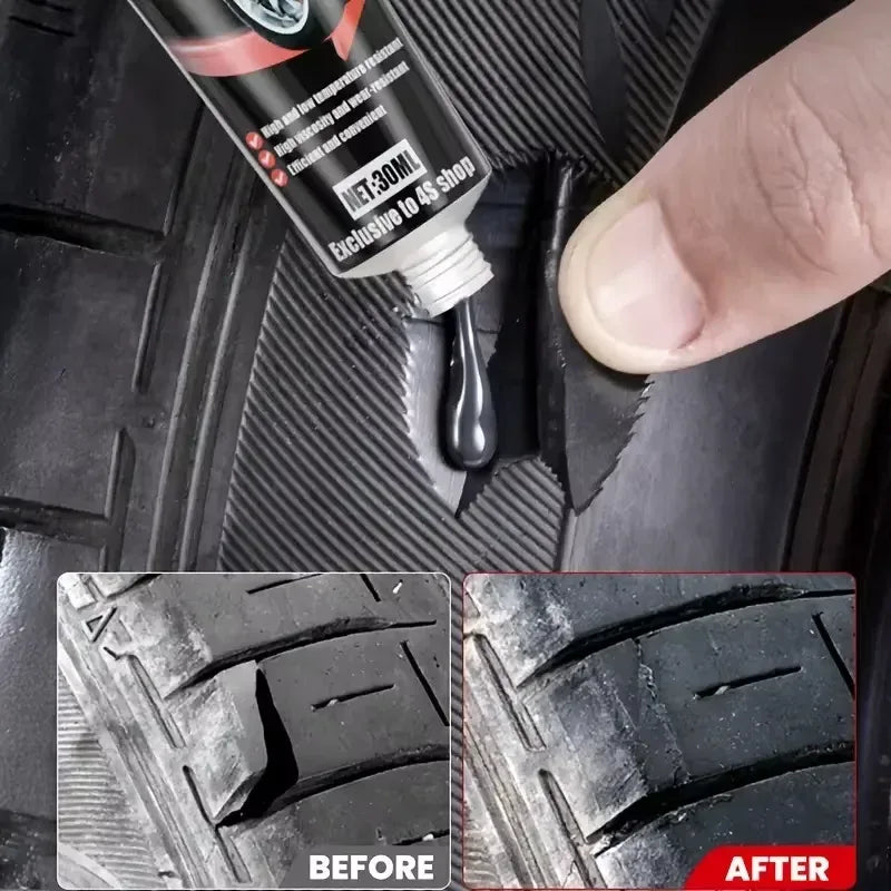 Reifen-Reparaturpaste mit weichem Gummi – SwissGlanzGarage Autopflege Schweiz