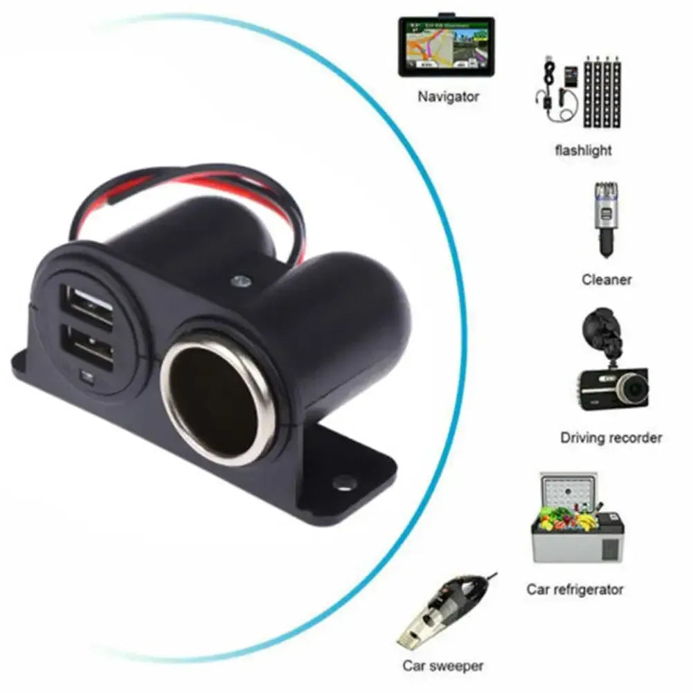 Auto Zigarettenanzünder Splitter 3.1A Dual USB – SwissGlanzGarage Autopflege Schweiz
