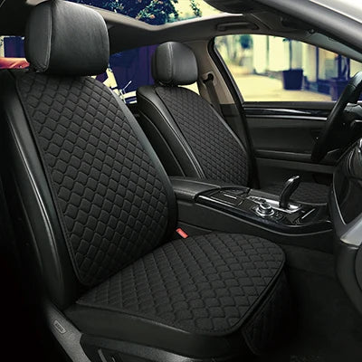 Universal Auto-Sitzauflage Leinen Schwarz