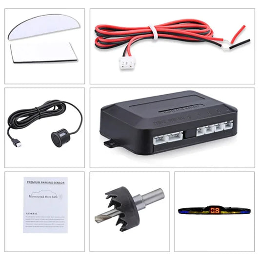 LED Parksensor-System mit Monitor-Set – SwissGlanzGarage Autopflege Schweiz