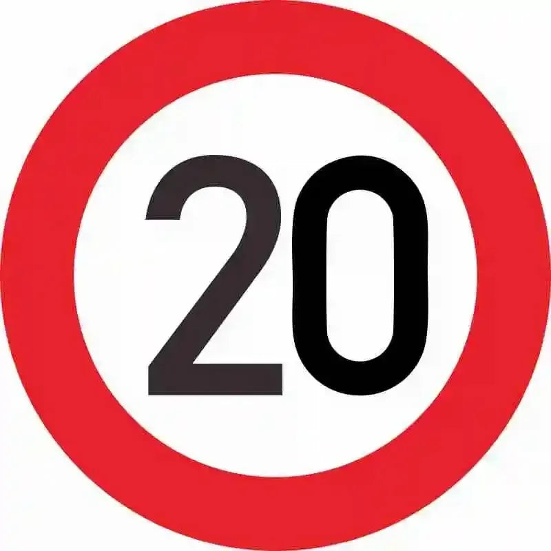 Geschwindigkeitsaufkleber 90 Km/h