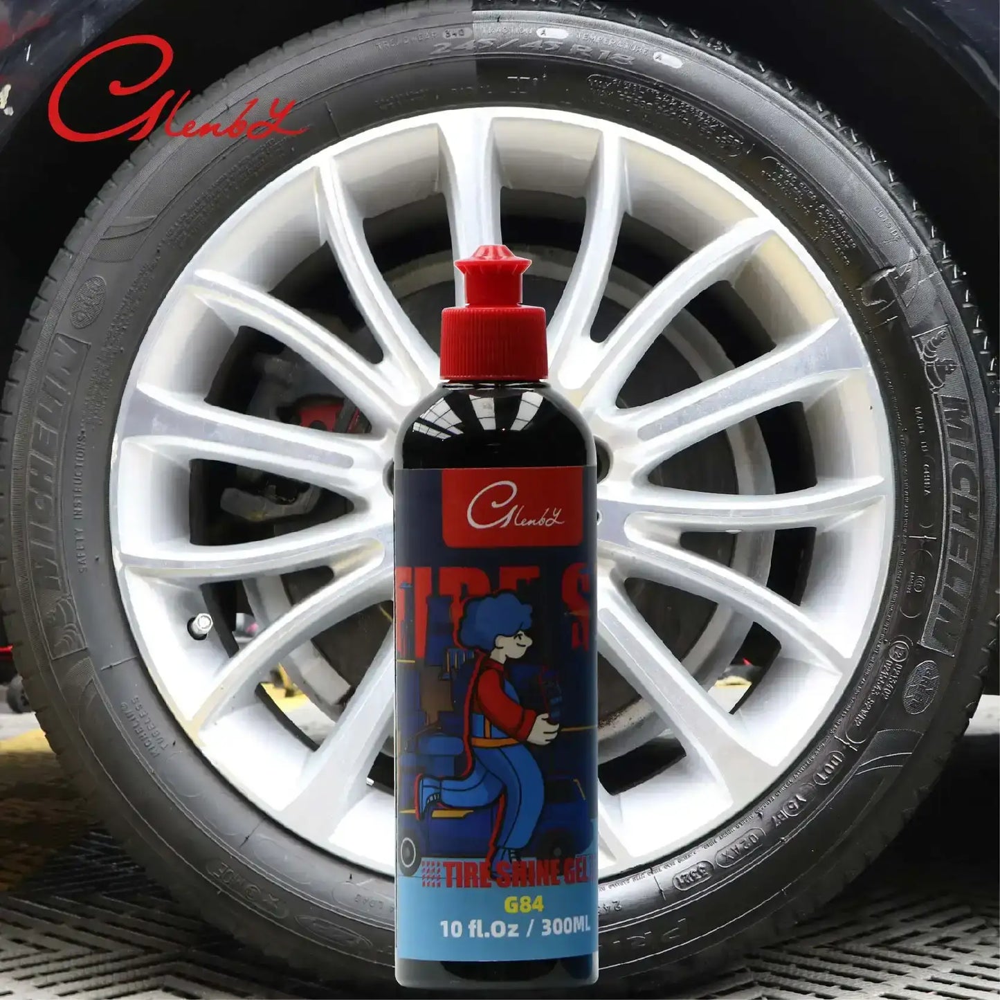 Reifenpflegemittel - Black Shiny Tire Wax 30g – SwissGlanzGarage Autopflege Schweiz
