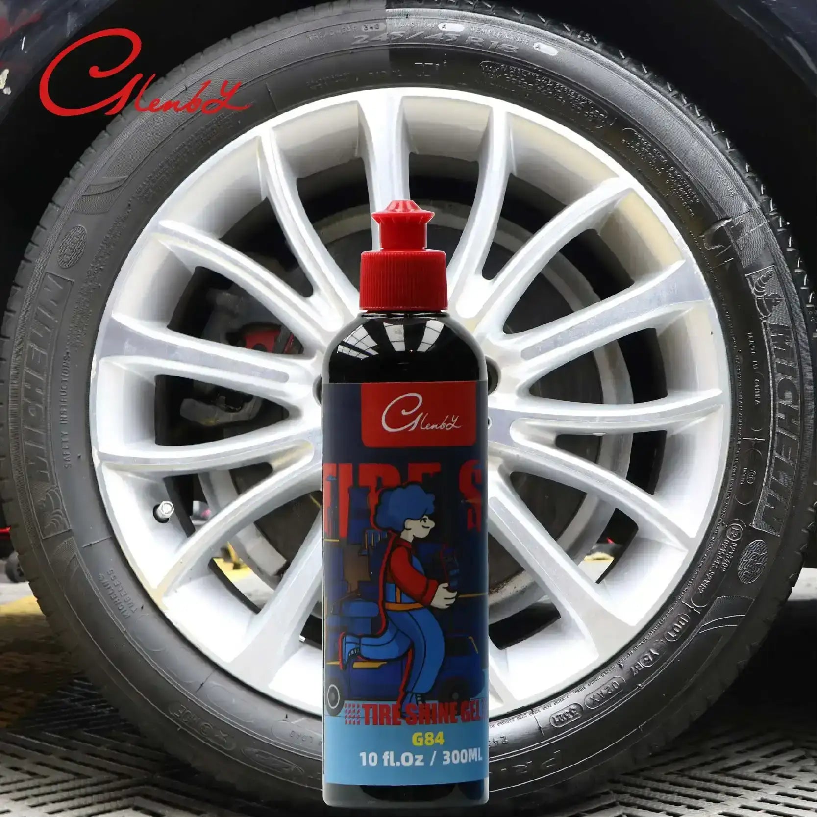 Reifenpflegemittel - Black Shiny Tire Wax 30g – SwissGlanzGarage Autopflege Schweiz