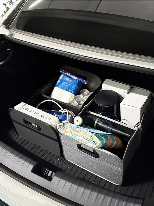 Auto Sitzspalt-Organizer für Getränke und Zubehör – faltbar – SwissGlanzGarage Autopflege Schweiz
