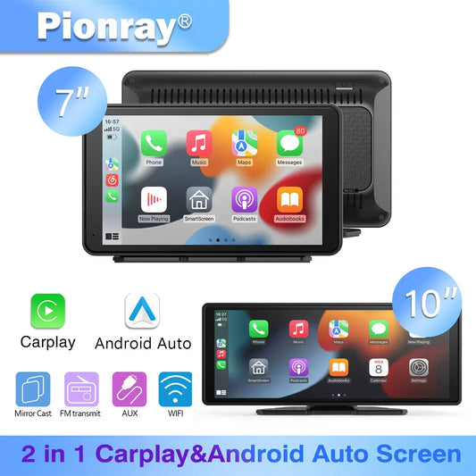Pionray Tragbares 7/10 Zoll CarPlay – SwissGlanzGarage Autopflege Schweiz