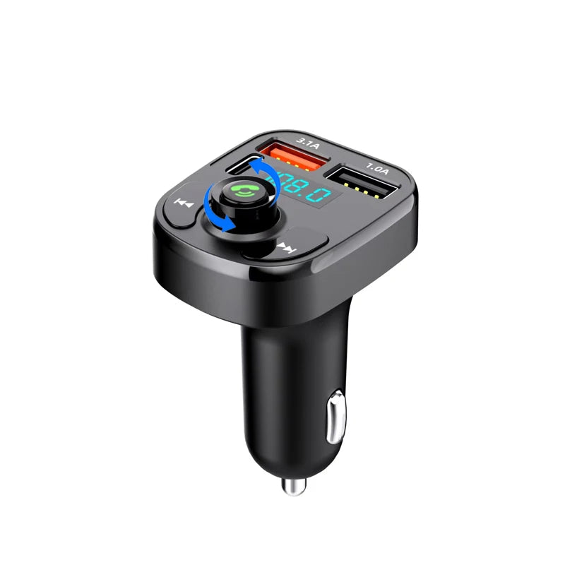 Bluetooth 5.0 FM-Transmitter USB-C Ladegeraet –