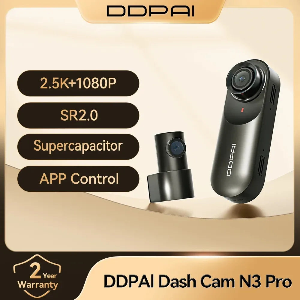 DDPAI Mola N3 Pro Dashcam 2.5K – SwissGlanzGarage Autopflege Schweiz