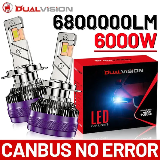 Dualvision 68000000LM 6000W LED Scheinwerfer – SwissGlanzGarage Autopflege Schweiz