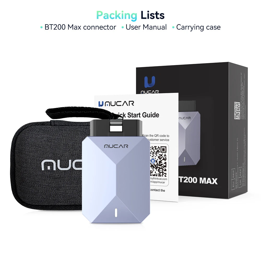 MUCAR BT200 Max OBD2 Scanner