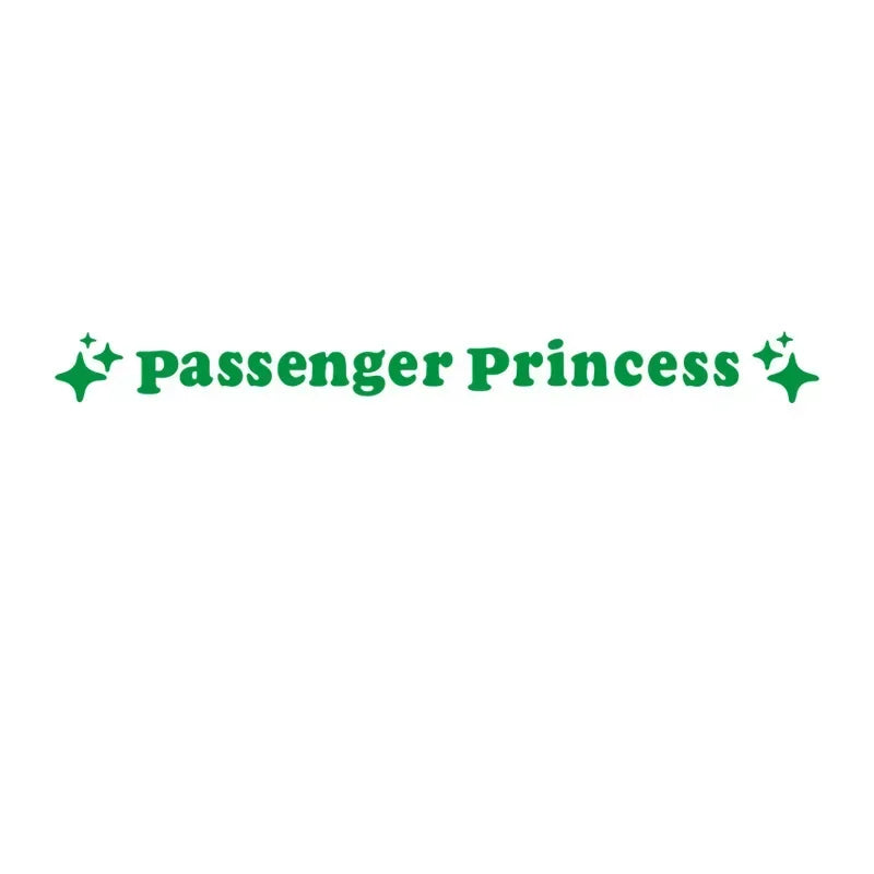Spiegelaufkleber Passenger Princess