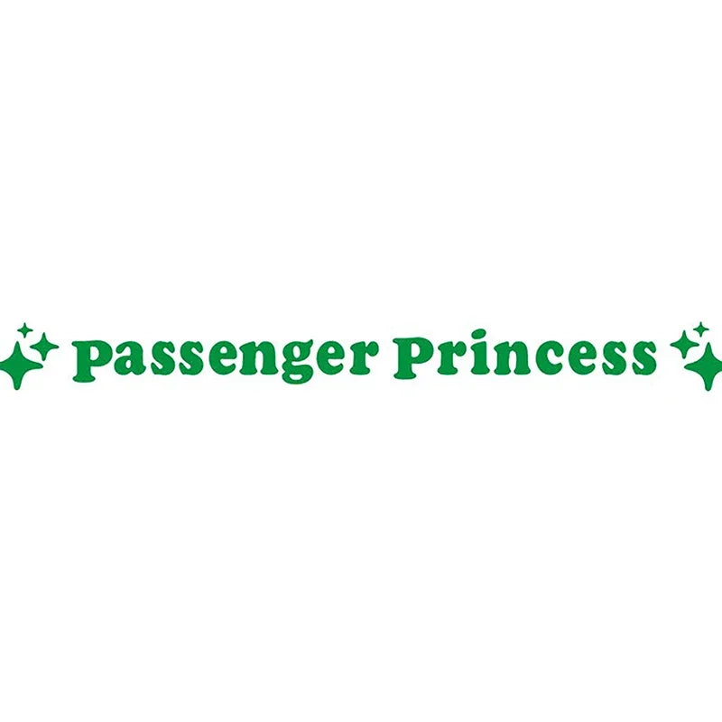 Spiegel-Dekor-Aufkleber "Passenger Princess"