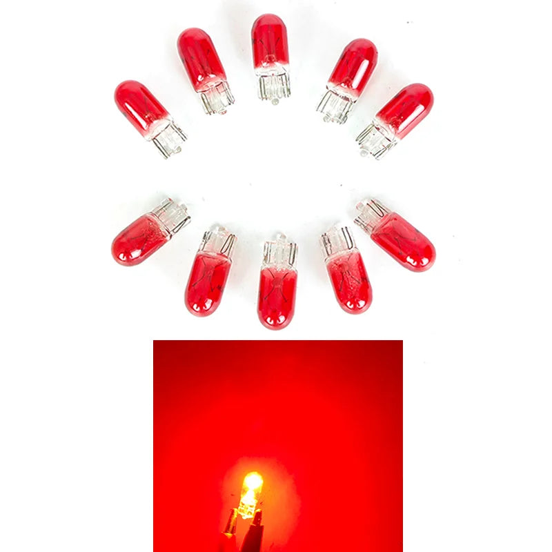 T10 W5W 12V 5W Signal-Lampe Glas 10er Set