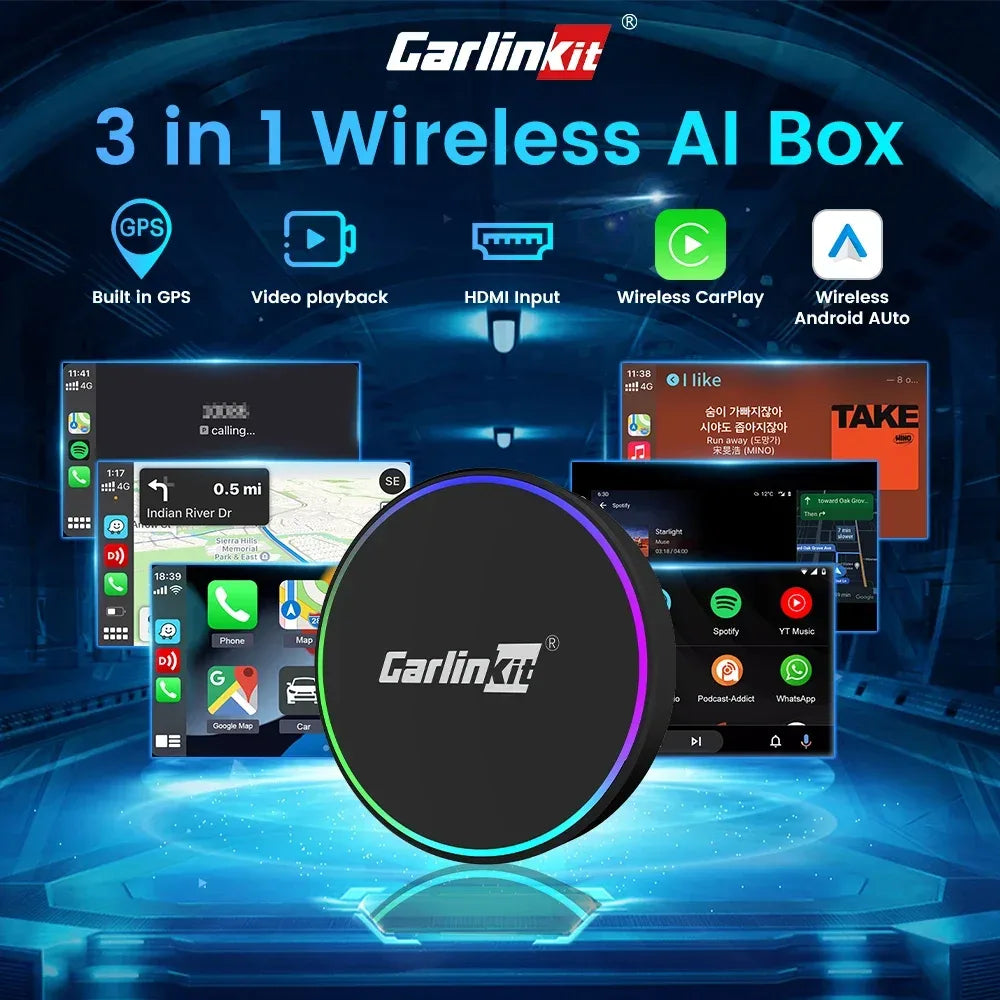 CarlinKit MINI HD2CP Pro Kabellos CarPlay AI Box – SwissGlanzGarage Autopflege Schweiz