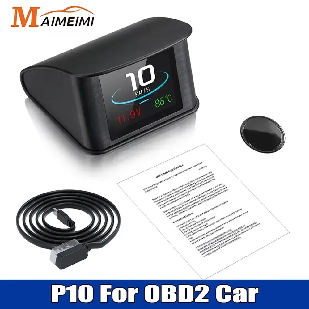 P10 OBD2 HUD Digital Speedometer – SwissGlanzGarage Autopflege Schweiz