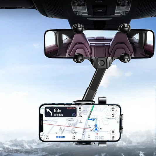 SEAMETAL Auto-Rückspiegel Handyhalter 360° – SwissGlanzGarage Autopflege Schweiz