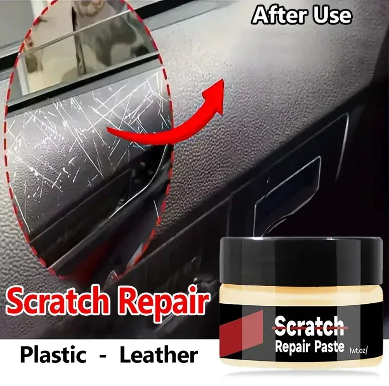 Auto Kunststoff-Restaurierer Creme – in Leder-Optik – SwissGlanzGarage Autopflege Schweiz