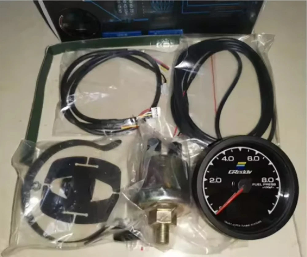 GReddi Boost Gauge Water Temp 7 Farben LCD Display