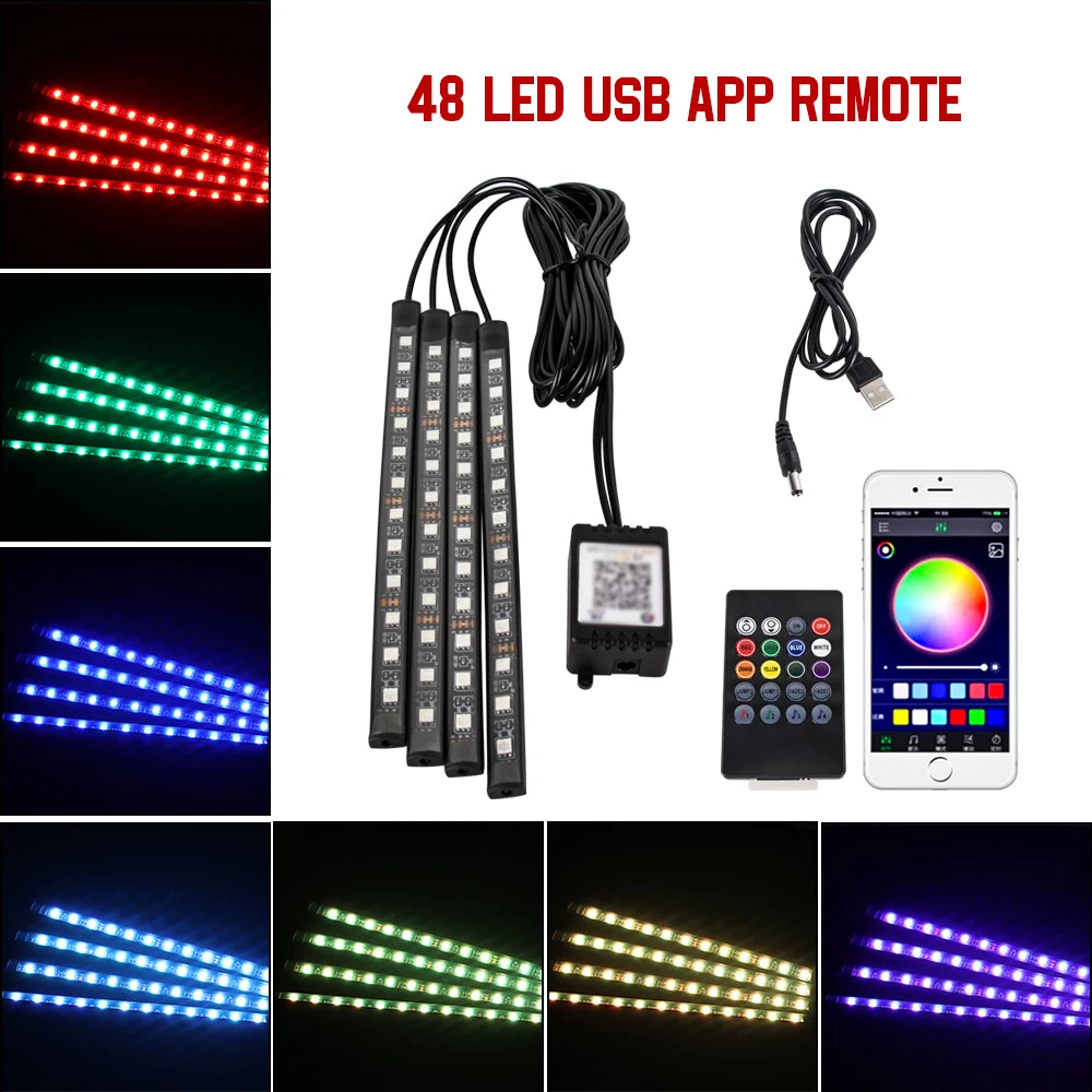 LED Fussraumbeleuchtung Set