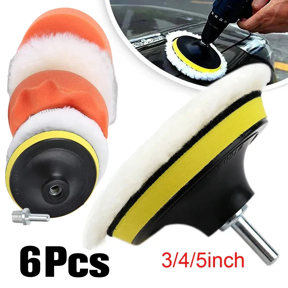 3/4/5 Zoll Auto-Polierscheibe Set – SwissGlanzGarage Autopflege Schweiz