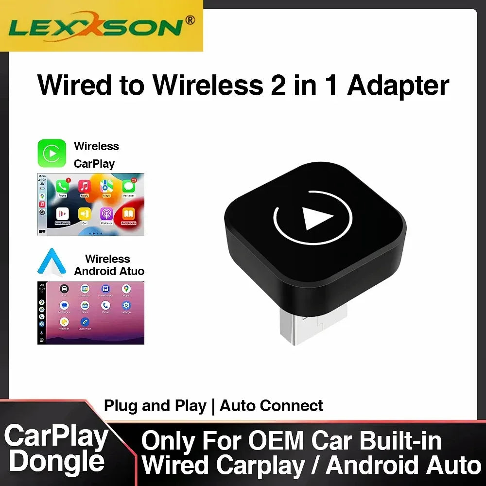 Kabellos CarPlay Dongle 2in1 Adapter – SwissGlanzGarage Autopflege Schweiz