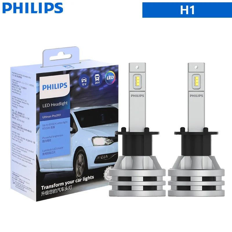 Philips LED Scheinwerfer H1 H3 H4 H7 H11 Ultinon Pro3101