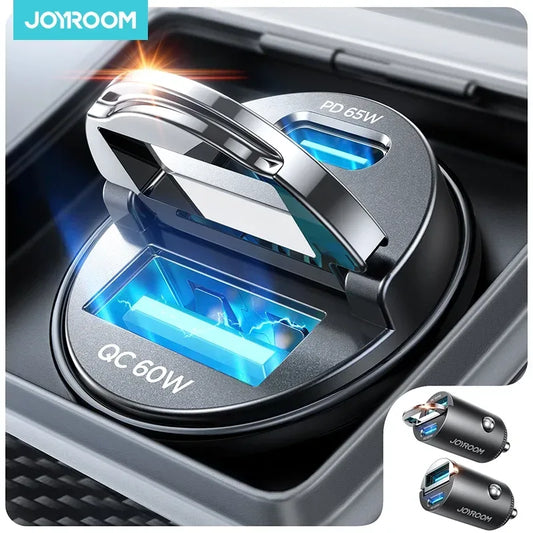Joyroom 125W Auto Ladegerät USB Type-C Dual Ports – SwissGlanzGarage Autopflege Schweiz