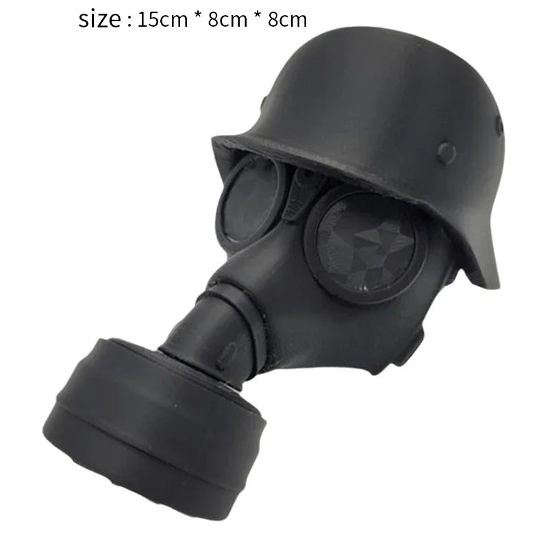 Anhängerkupplung Abdeckung Gasmasken-Helm