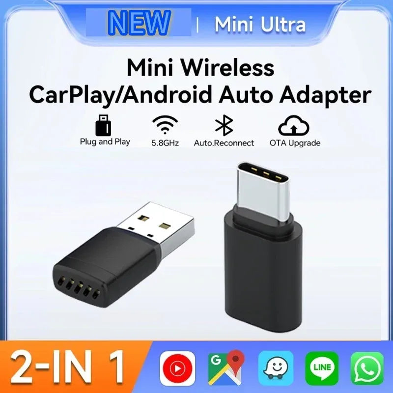 PLAYAIBOX Kabellos 2IN1 CarPlay Android Auto Adapter – – SwissGlanzGarage Autopflege Schweiz