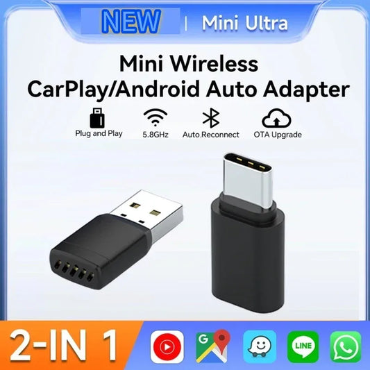 PLAYAIBOX Kabellos 2IN1 CarPlay Android Auto Adapter – – SwissGlanzGarage Autopflege Schweiz