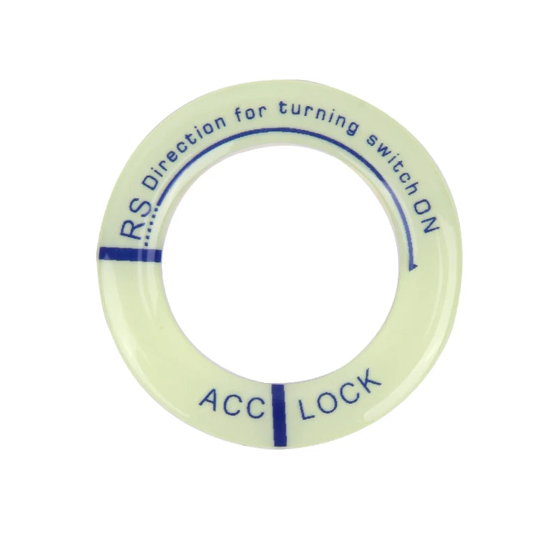 Leuchtender Zündschloss-Ring Auto-Aufkleber