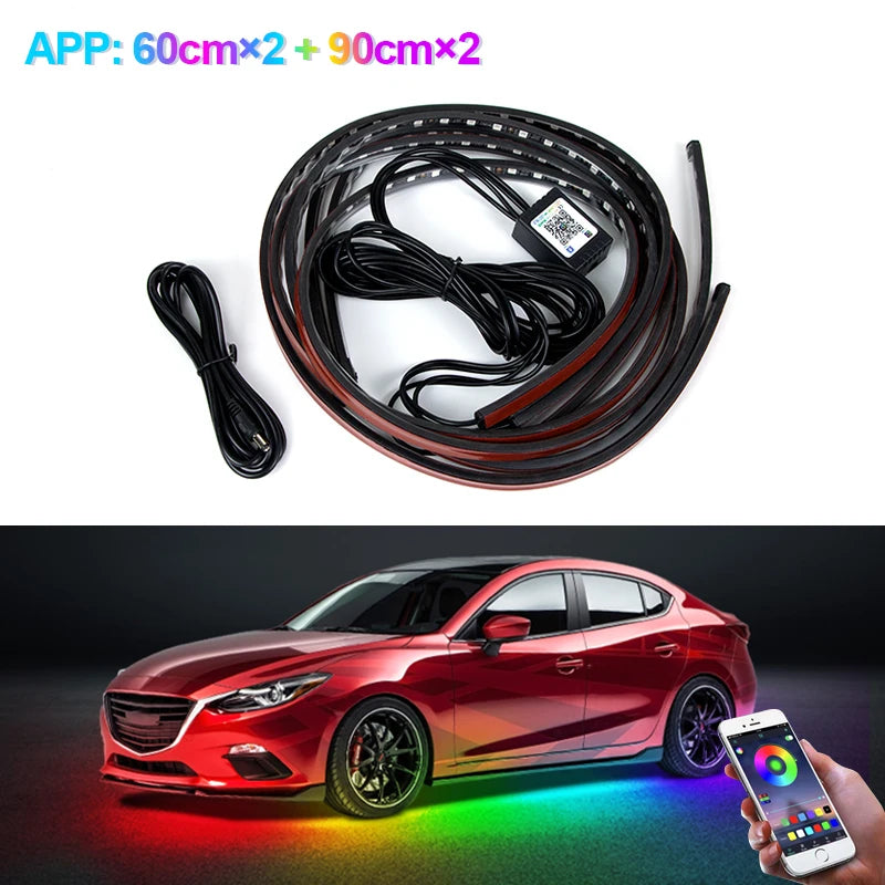 Flexible LED Unterbodenbeleuchtung RGB