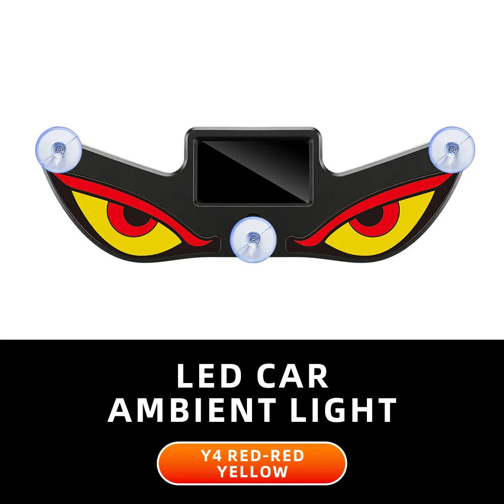 Solarbetriebene Auto Neon Licht DEMON EYE