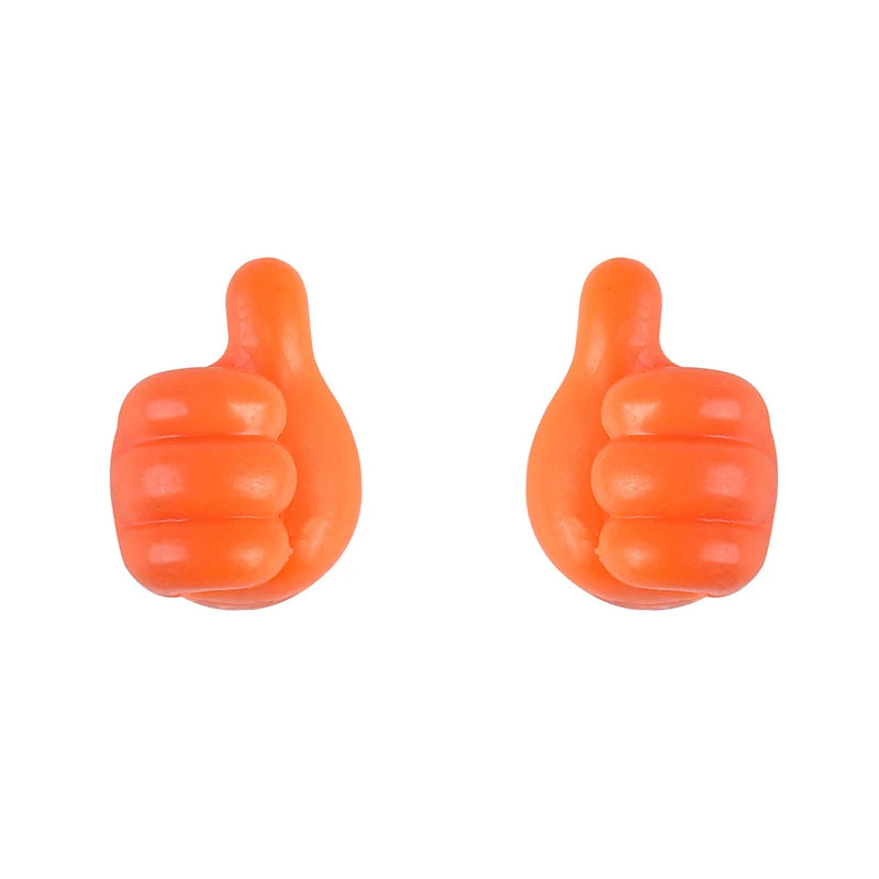 Handgefertigter Gummi-Halter für Brillen und Kabel