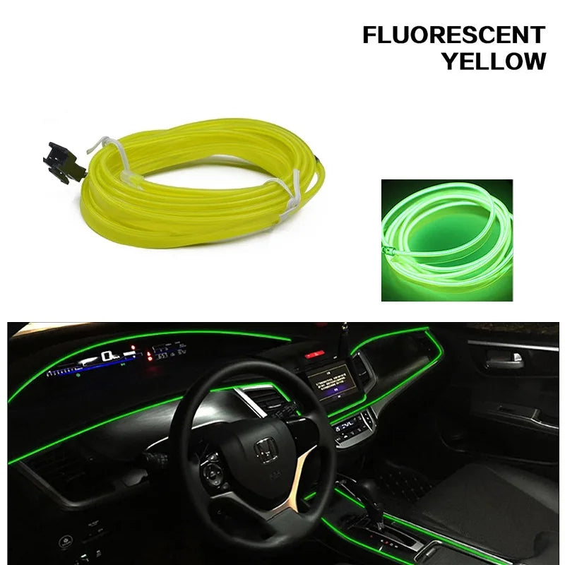 Neon LED Innenraumbeleuchtung Streifen 10m