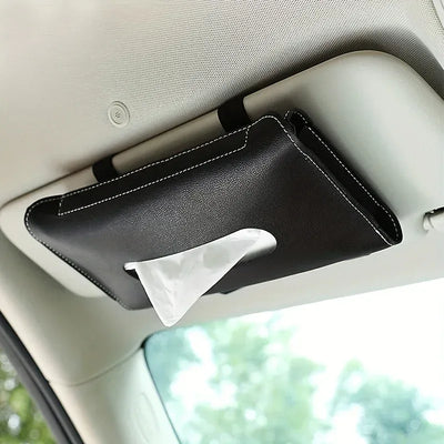 Auto-Taschentuch-Box aus Leder – SwissGlanzGarage Autopflege Schweiz